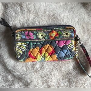 Vera Bradley Floral Quilted Wristlet